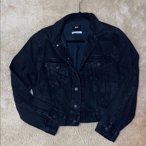 Black jean jacket